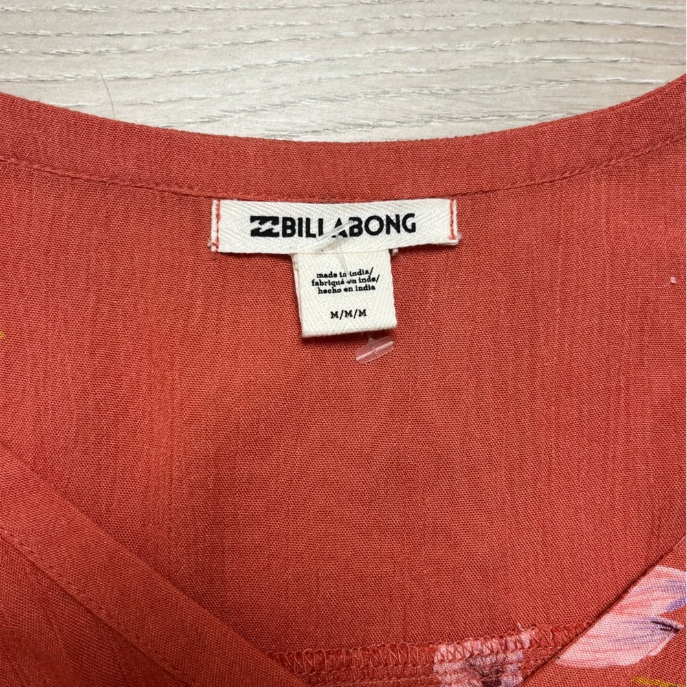 Billabong 2019 Dress/tunic Sunset Fields Color Ember Women’s M New Tags Boho - Picture 5 of 13